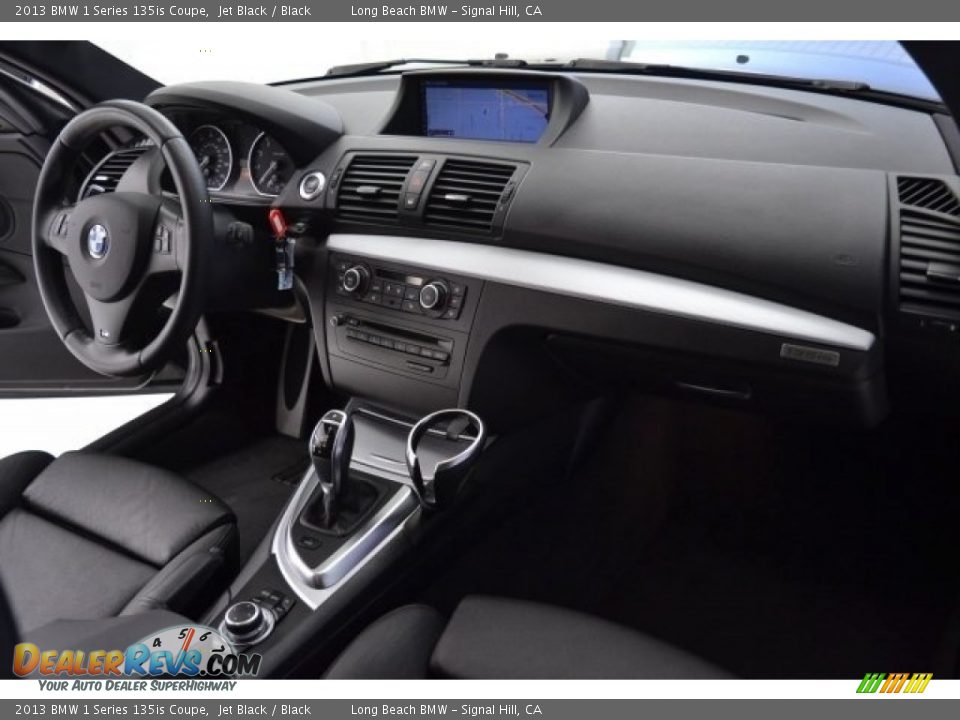 2013 BMW 1 Series 135is Coupe Jet Black / Black Photo #16
