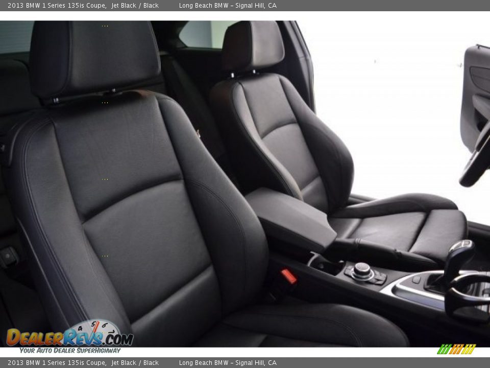 2013 BMW 1 Series 135is Coupe Jet Black / Black Photo #17