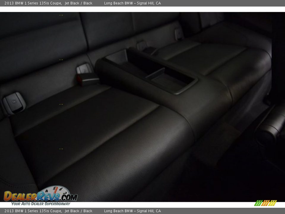 2013 BMW 1 Series 135is Coupe Jet Black / Black Photo #19