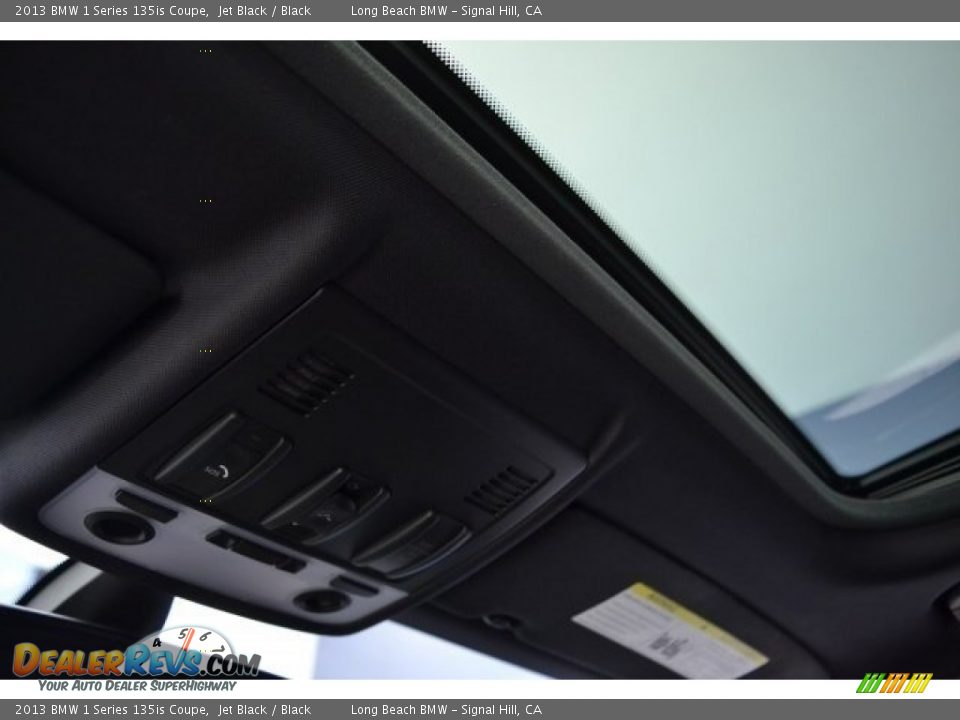 2013 BMW 1 Series 135is Coupe Jet Black / Black Photo #25