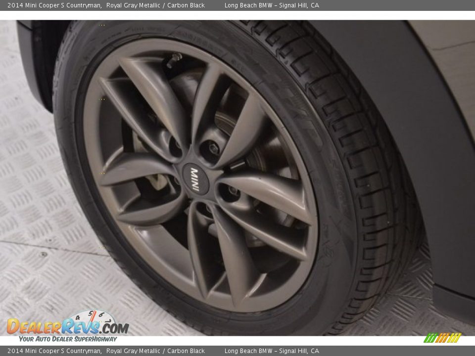 2014 Mini Cooper S Countryman Royal Gray Metallic / Carbon Black Photo #10