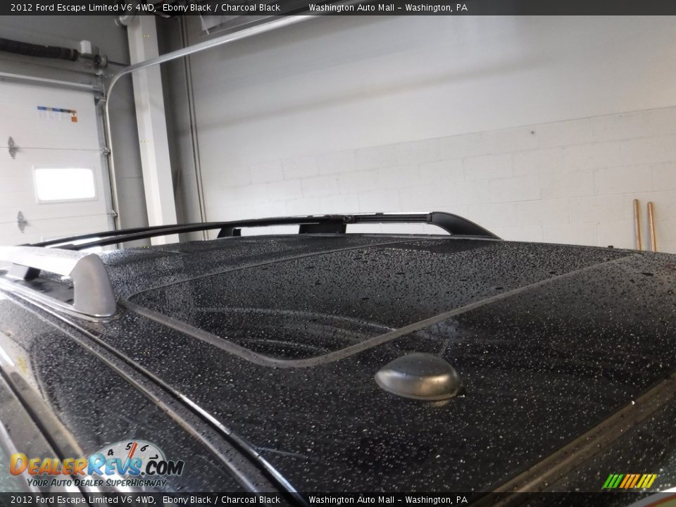 2012 Ford Escape Limited V6 4WD Ebony Black / Charcoal Black Photo #4