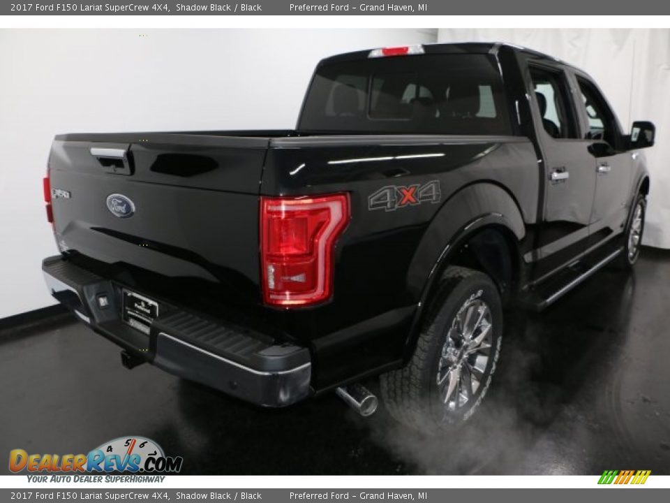 2017 Ford F150 Lariat SuperCrew 4X4 Shadow Black / Black Photo #9