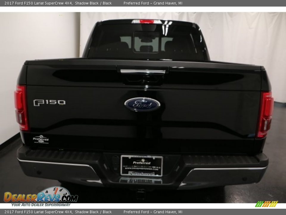 2017 Ford F150 Lariat SuperCrew 4X4 Shadow Black / Black Photo #10