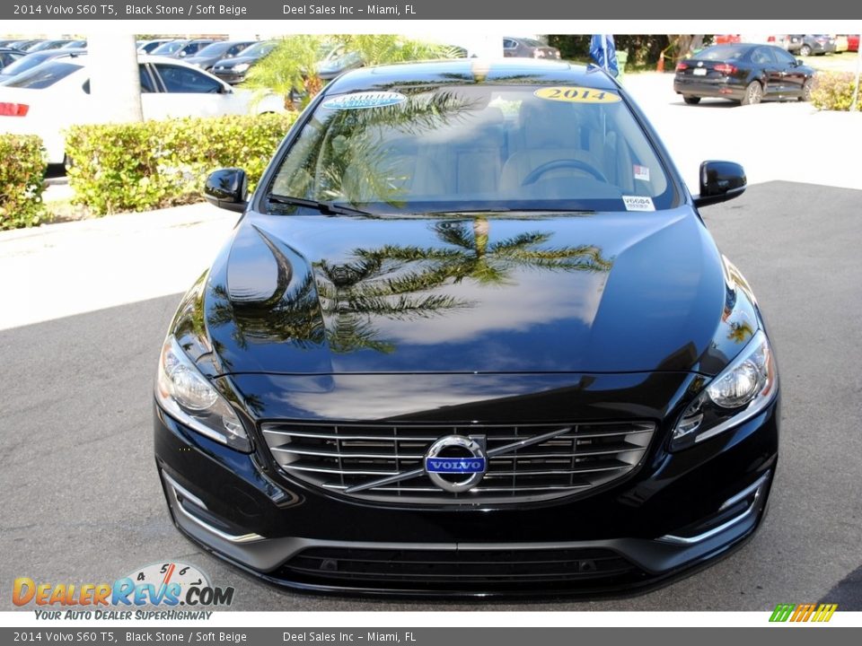 2014 Volvo S60 T5 Black Stone / Soft Beige Photo #3
