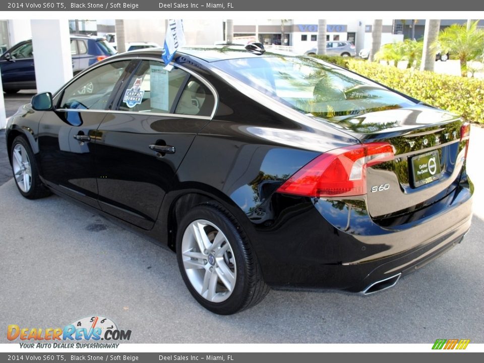 2014 Volvo S60 T5 Black Stone / Soft Beige Photo #6