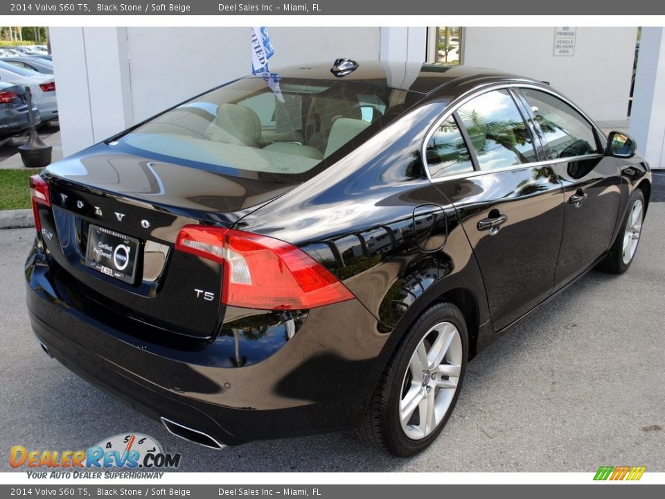 2014 Volvo S60 T5 Black Stone / Soft Beige Photo #9
