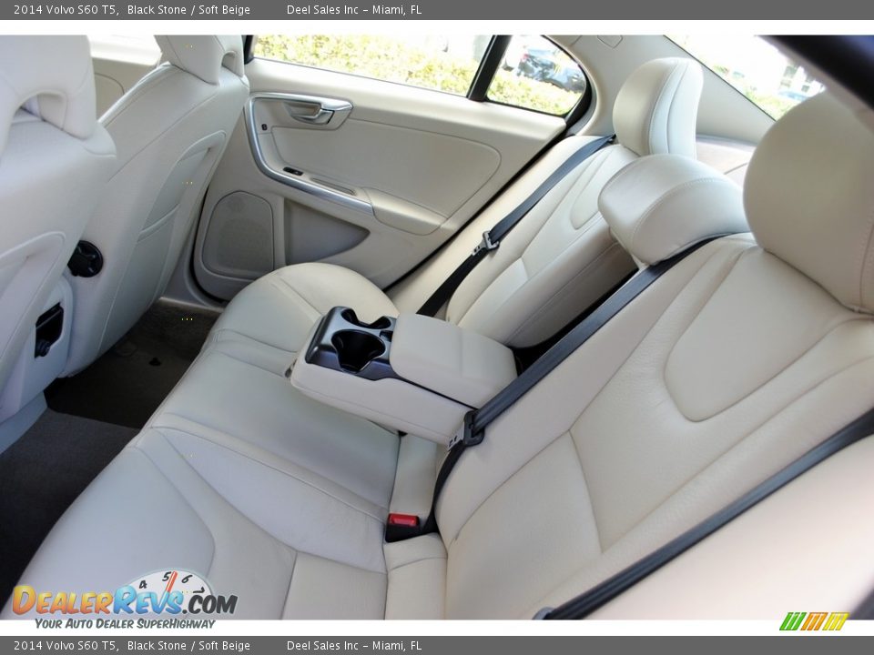 2014 Volvo S60 T5 Black Stone / Soft Beige Photo #12