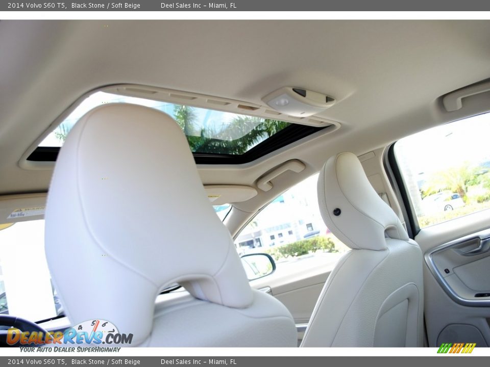 2014 Volvo S60 T5 Black Stone / Soft Beige Photo #14