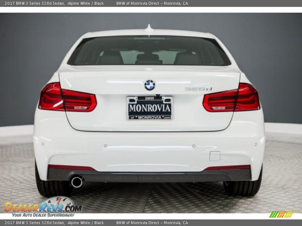 2017 BMW 3 Series 328d Sedan Alpine White / Black Photo #4