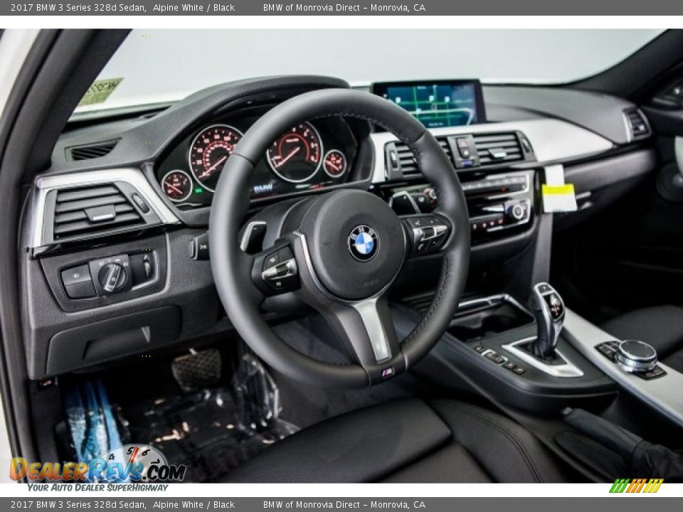 Dashboard of 2017 BMW 3 Series 328d Sedan Photo #6
