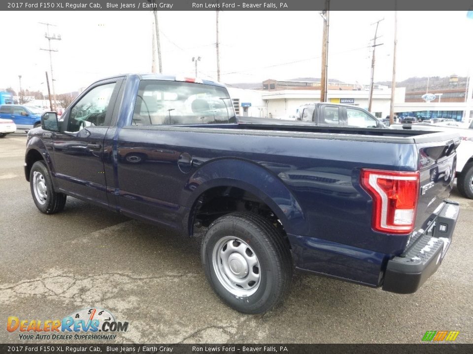 2017 Ford F150 XL Regular Cab Blue Jeans / Earth Gray Photo #6