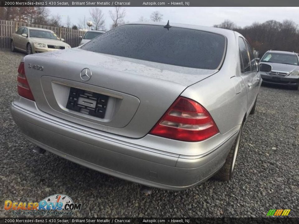 2000 Mercedes-Benz S 430 Sedan Brilliant Silver Metallic / Charcoal Photo #7