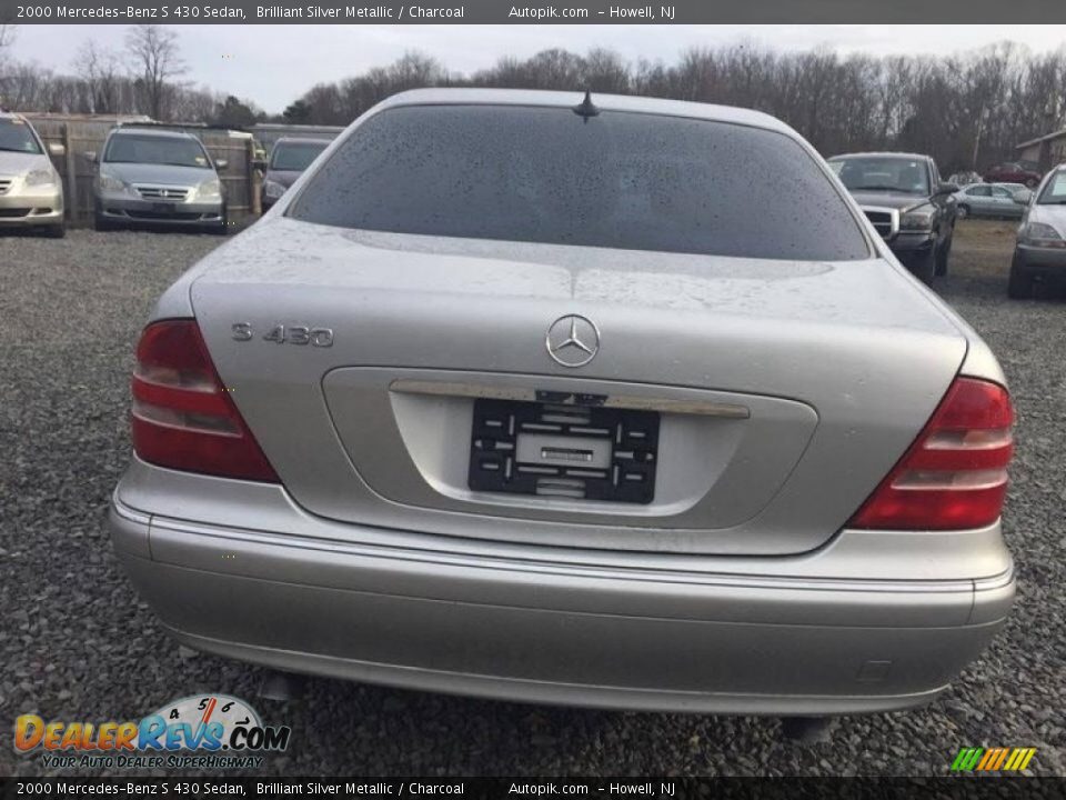 2000 Mercedes-Benz S 430 Sedan Brilliant Silver Metallic / Charcoal Photo #8