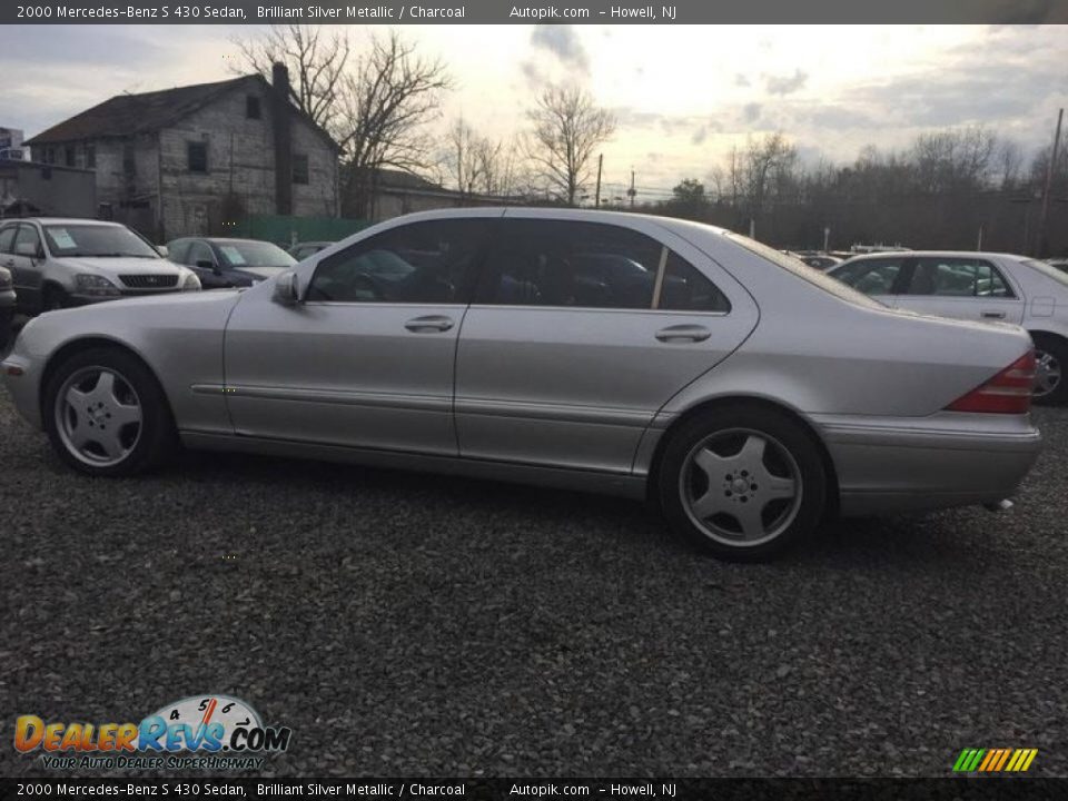2000 Mercedes-Benz S 430 Sedan Brilliant Silver Metallic / Charcoal Photo #11