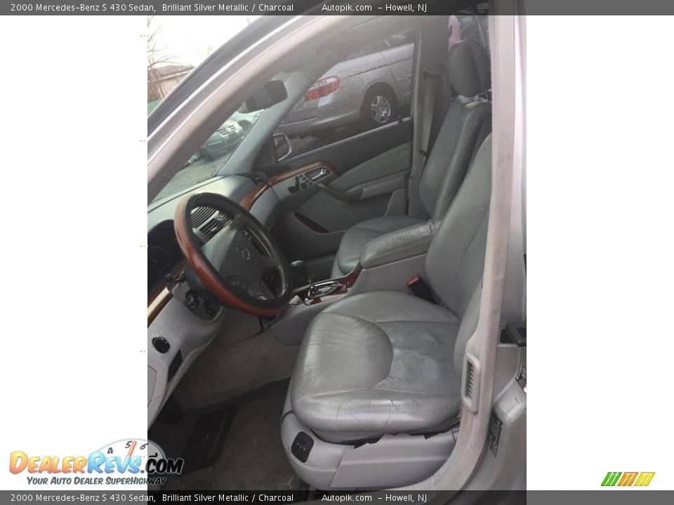 2000 Mercedes-Benz S 430 Sedan Brilliant Silver Metallic / Charcoal Photo #17