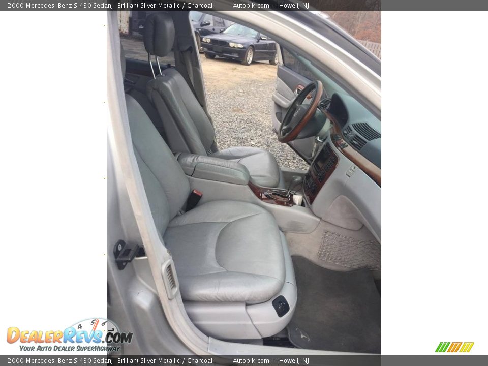 2000 Mercedes-Benz S 430 Sedan Brilliant Silver Metallic / Charcoal Photo #18