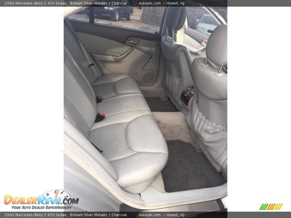 2000 Mercedes-Benz S 430 Sedan Brilliant Silver Metallic / Charcoal Photo #19