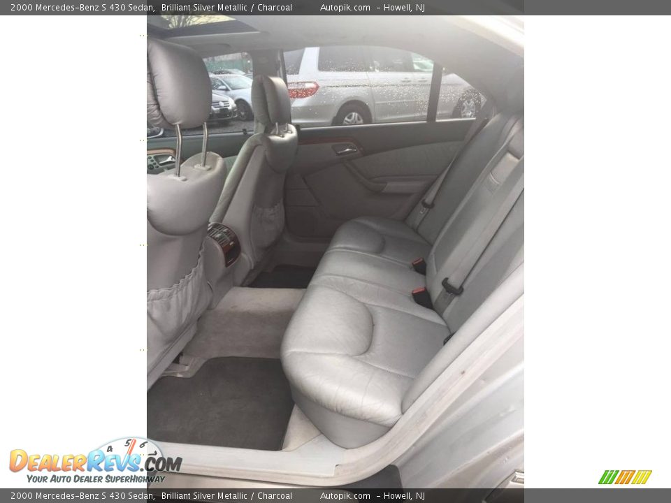2000 Mercedes-Benz S 430 Sedan Brilliant Silver Metallic / Charcoal Photo #20
