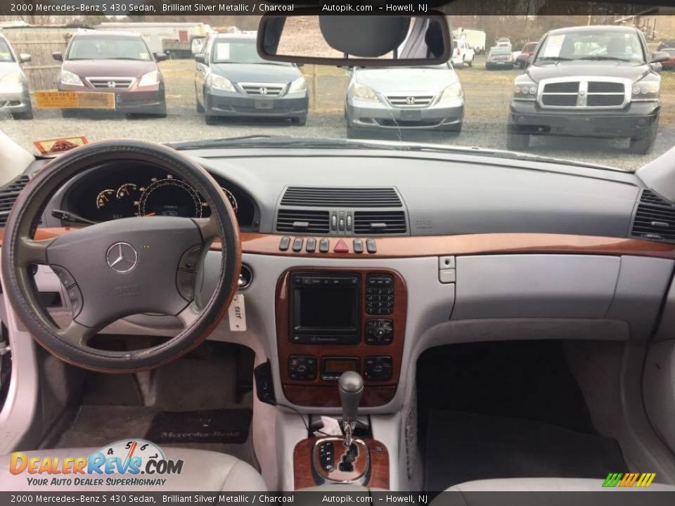 2000 Mercedes-Benz S 430 Sedan Brilliant Silver Metallic / Charcoal Photo #23