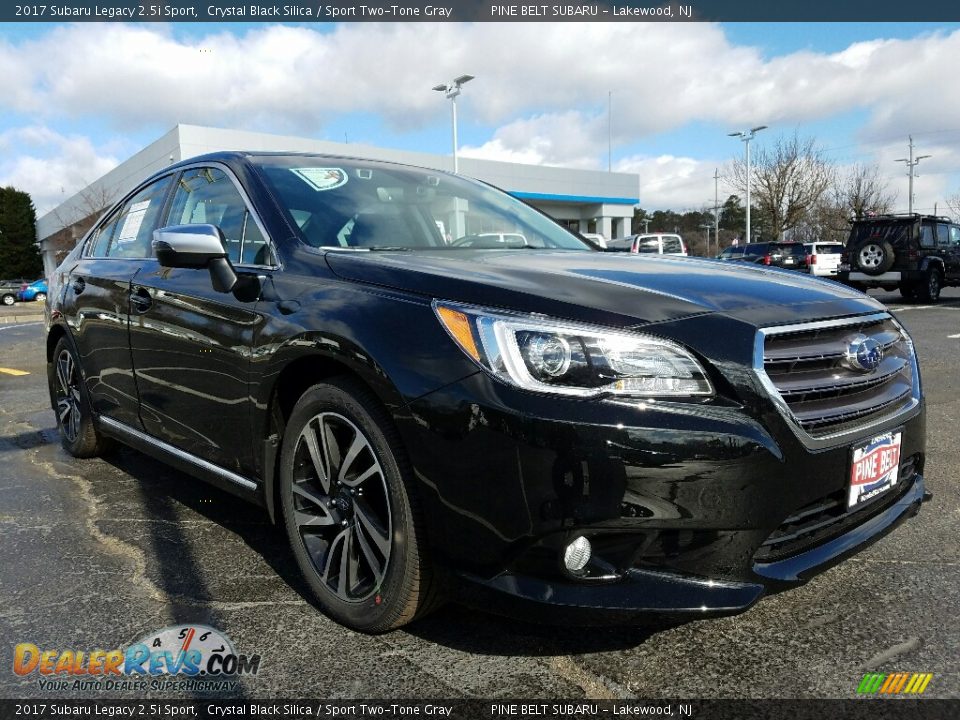 2017 Subaru Legacy 2.5i Sport Crystal Black Silica / Sport Two-Tone Gray Photo #1