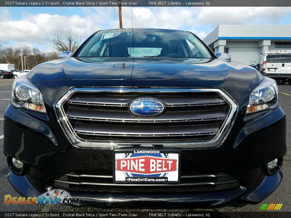 2017 Subaru Legacy 2.5i Sport Crystal Black Silica / Sport Two-Tone Gray Photo #2