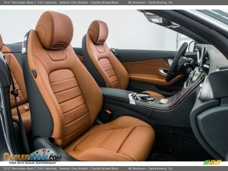 Saddle Brown/Black Interior - 2017 Mercedes-Benz C 300 Cabriolet Photo #2