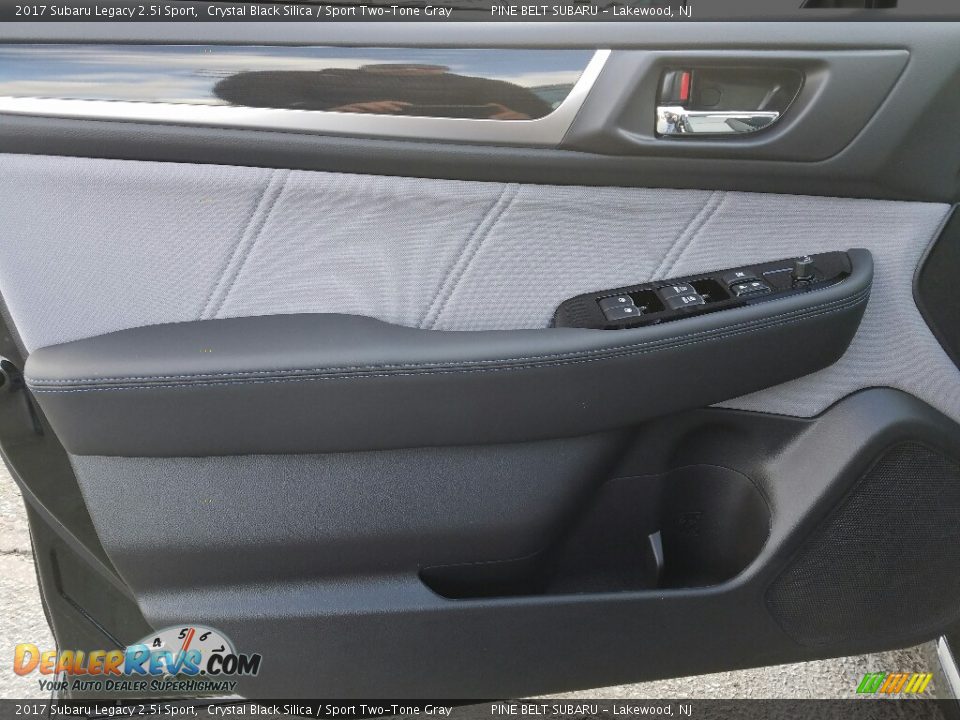 2017 Subaru Legacy 2.5i Sport Crystal Black Silica / Sport Two-Tone Gray Photo #6