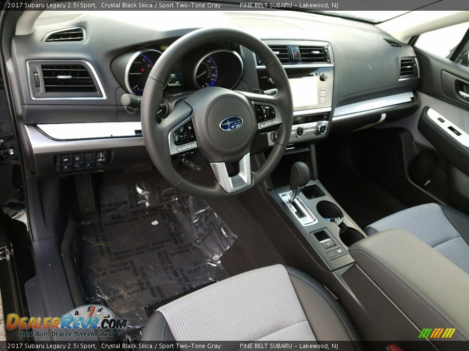 2017 Subaru Legacy 2.5i Sport Crystal Black Silica / Sport Two-Tone Gray Photo #9