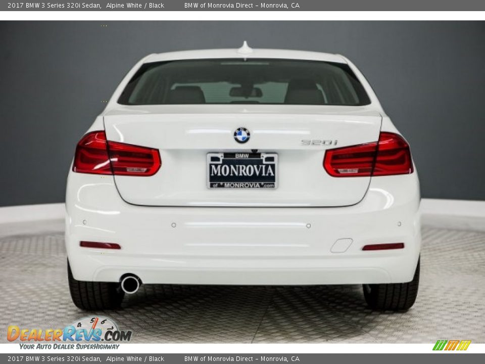 2017 BMW 3 Series 320i Sedan Alpine White / Black Photo #4