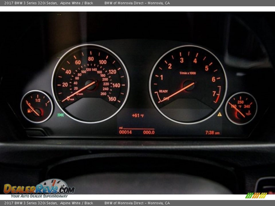 2017 BMW 3 Series 320i Sedan Alpine White / Black Photo #7