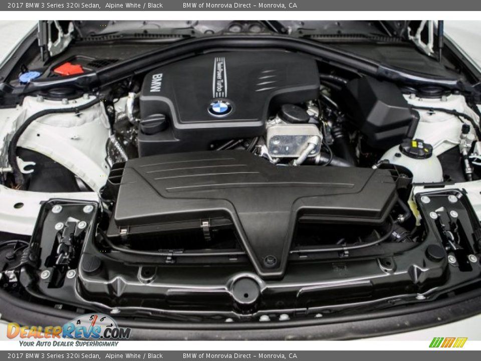 2017 BMW 3 Series 320i Sedan Alpine White / Black Photo #8
