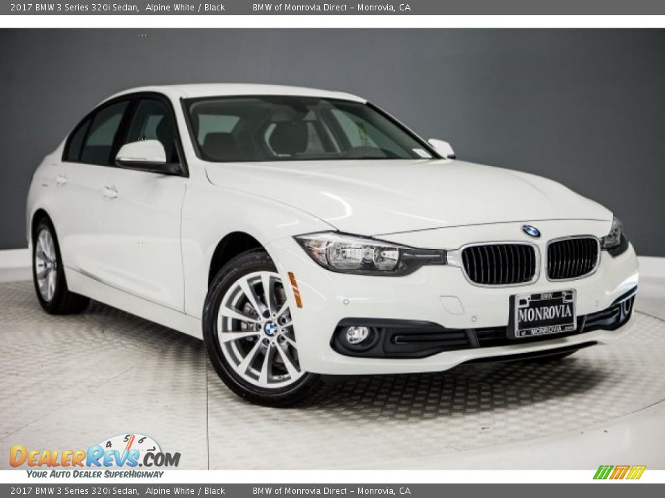 2017 BMW 3 Series 320i Sedan Alpine White / Black Photo #12