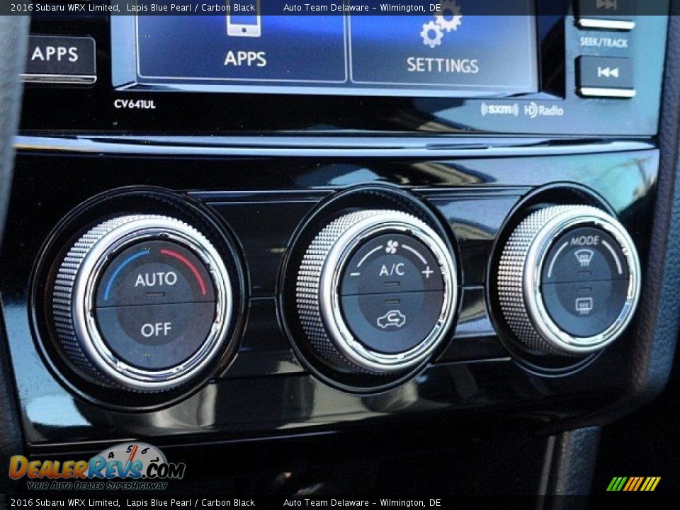 Controls of 2016 Subaru WRX Limited Photo #24