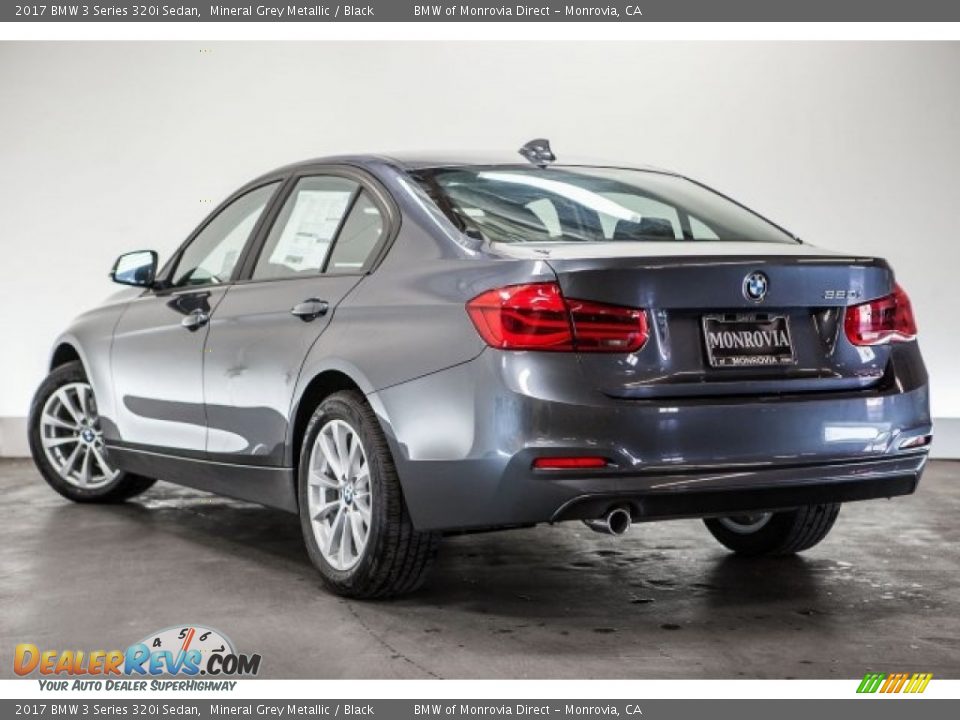 2017 BMW 3 Series 320i Sedan Mineral Grey Metallic / Black Photo #3