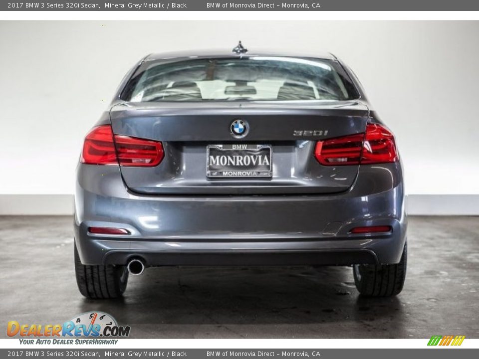2017 BMW 3 Series 320i Sedan Mineral Grey Metallic / Black Photo #4