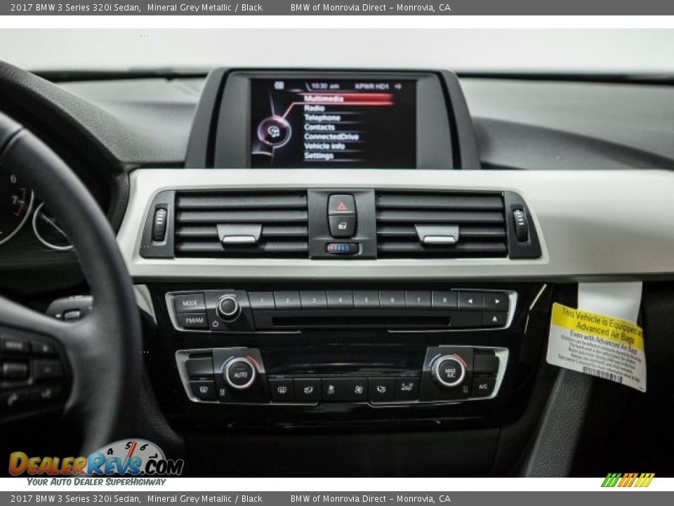 2017 BMW 3 Series 320i Sedan Mineral Grey Metallic / Black Photo #5
