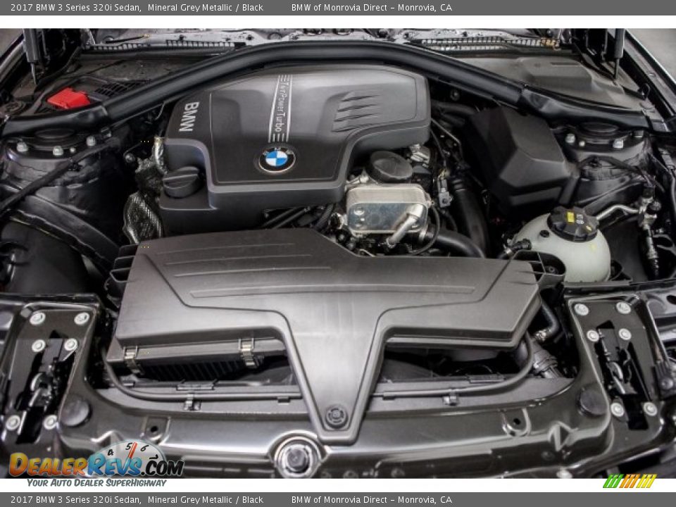 2017 BMW 3 Series 320i Sedan Mineral Grey Metallic / Black Photo #8