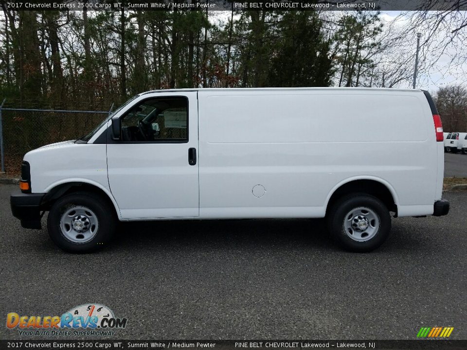2017 Chevrolet Express 2500 Cargo WT Summit White / Medium Pewter Photo #3