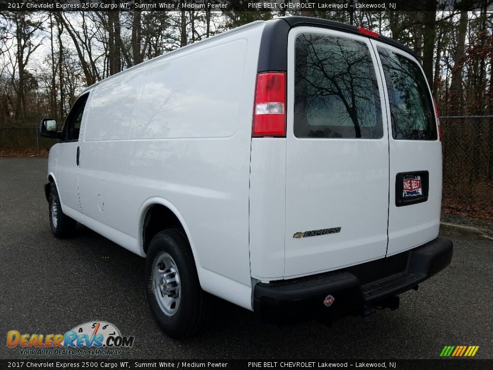 2017 Chevrolet Express 2500 Cargo WT Summit White / Medium Pewter Photo #4