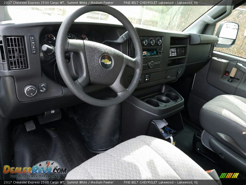 2017 Chevrolet Express 2500 Cargo WT Summit White / Medium Pewter Photo #9