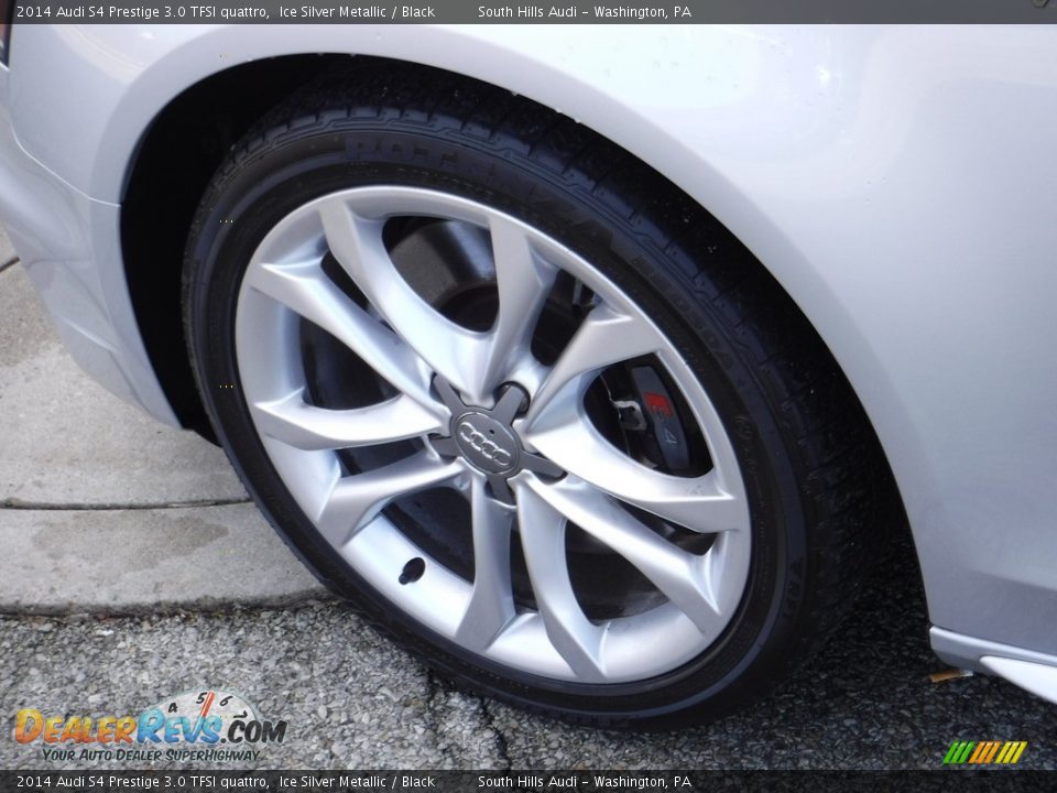2014 Audi S4 Prestige 3.0 TFSI quattro Ice Silver Metallic / Black Photo #4
