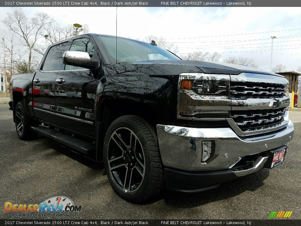 2017 Chevrolet Silverado 1500 LTZ Crew Cab 4x4 Black / Dark Ash/Jet Black Photo #1