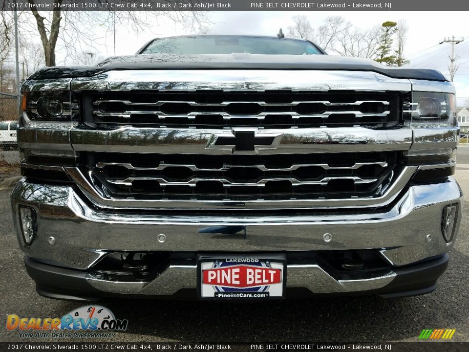 2017 Chevrolet Silverado 1500 LTZ Crew Cab 4x4 Black / Dark Ash/Jet Black Photo #2
