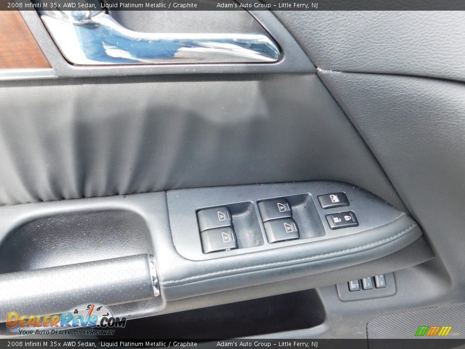 2008 Infiniti M 35x AWD Sedan Liquid Platinum Metallic / Graphite Photo #10