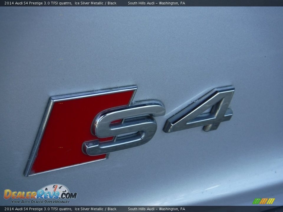 2014 Audi S4 Prestige 3.0 TFSI quattro Ice Silver Metallic / Black Photo #14