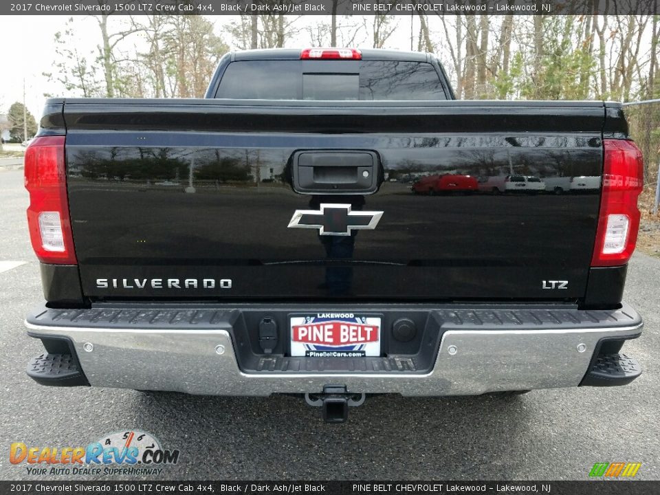 2017 Chevrolet Silverado 1500 LTZ Crew Cab 4x4 Black / Dark Ash/Jet Black Photo #5