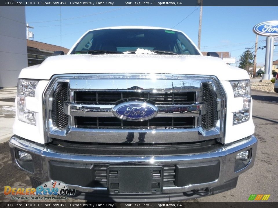 2017 Ford F150 XLT SuperCrew 4x4 Oxford White / Earth Gray Photo #2