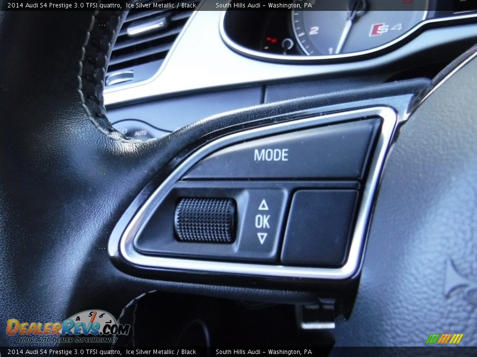 2014 Audi S4 Prestige 3.0 TFSI quattro Ice Silver Metallic / Black Photo #30