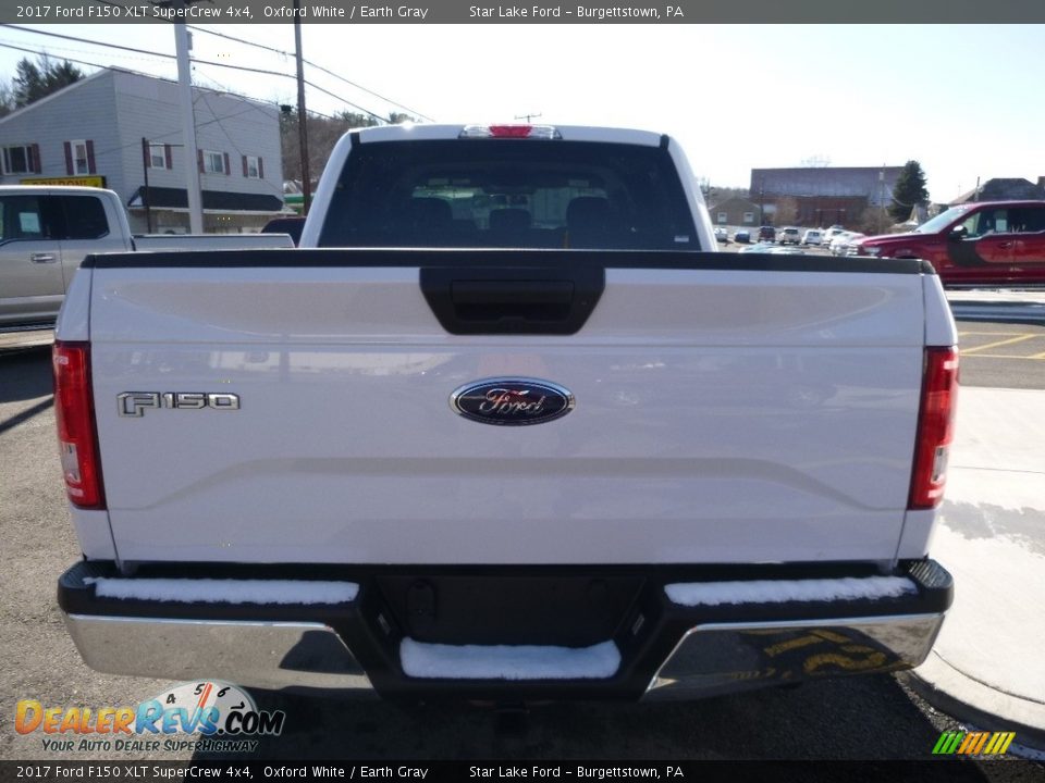 2017 Ford F150 XLT SuperCrew 4x4 Oxford White / Earth Gray Photo #7